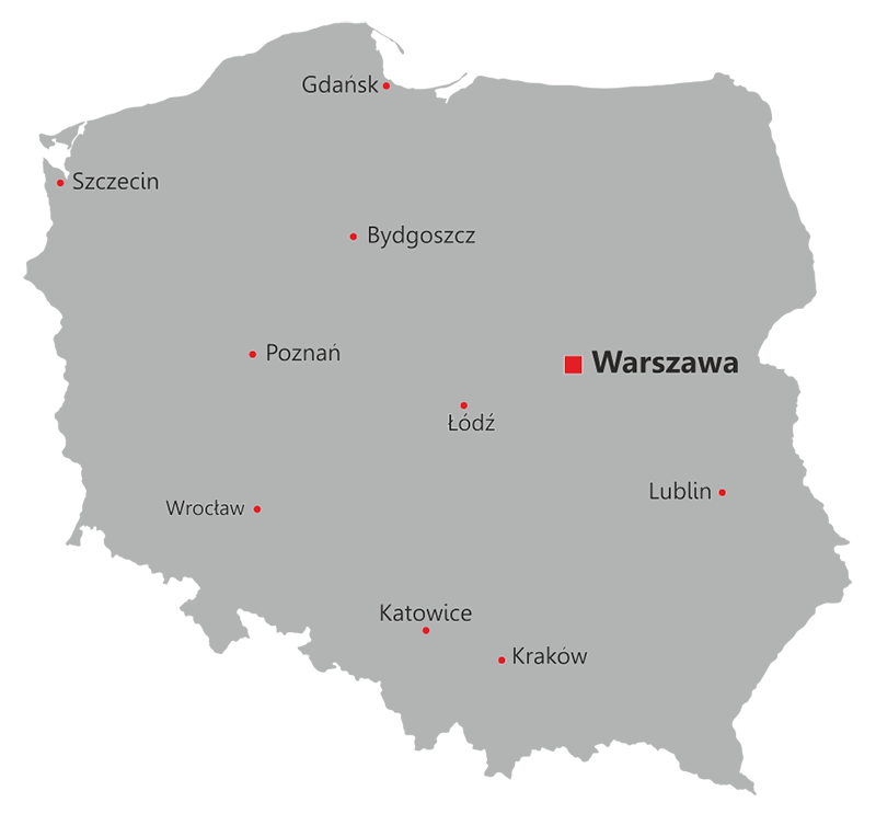 Eksport til Polen - De 10 største byer i Polen